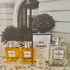 5 beautiful glass collectors perfume bottles for visual display